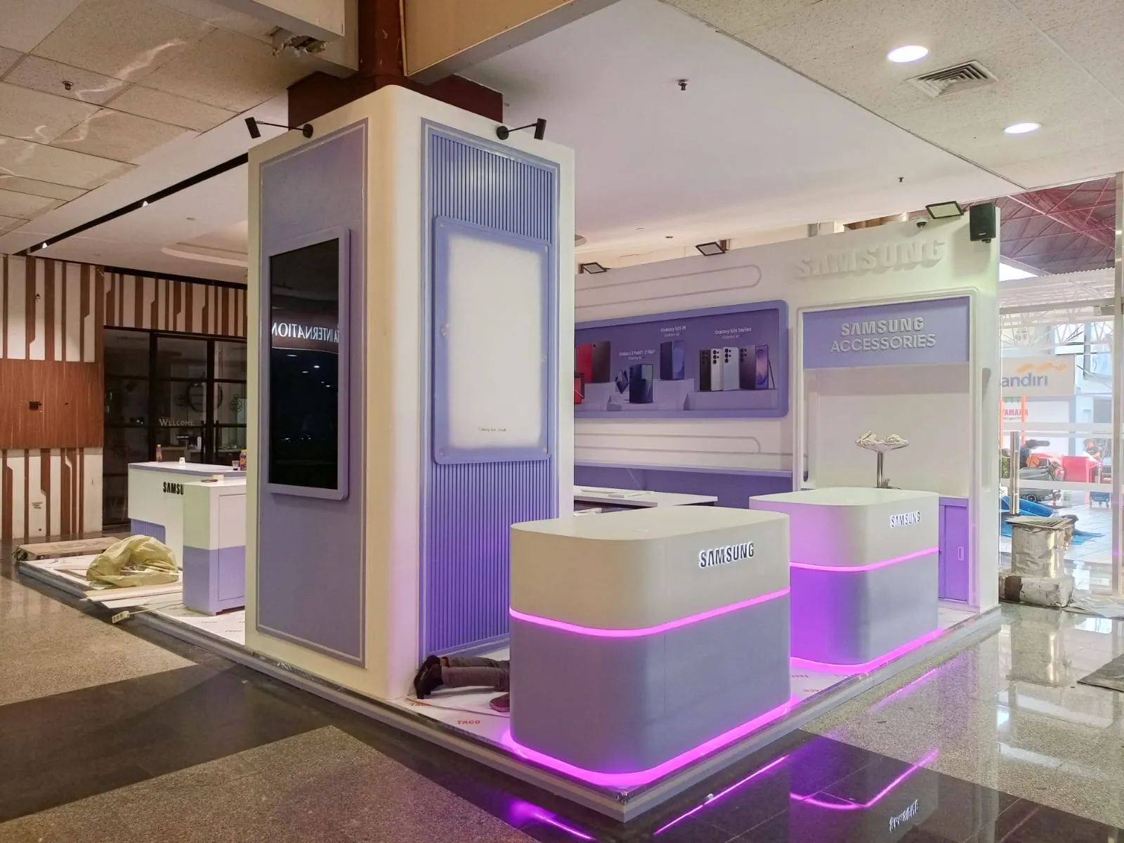 Booth Custom Samsung PRJ Kemayoran Jakarta 2026 bersama Art Project Media