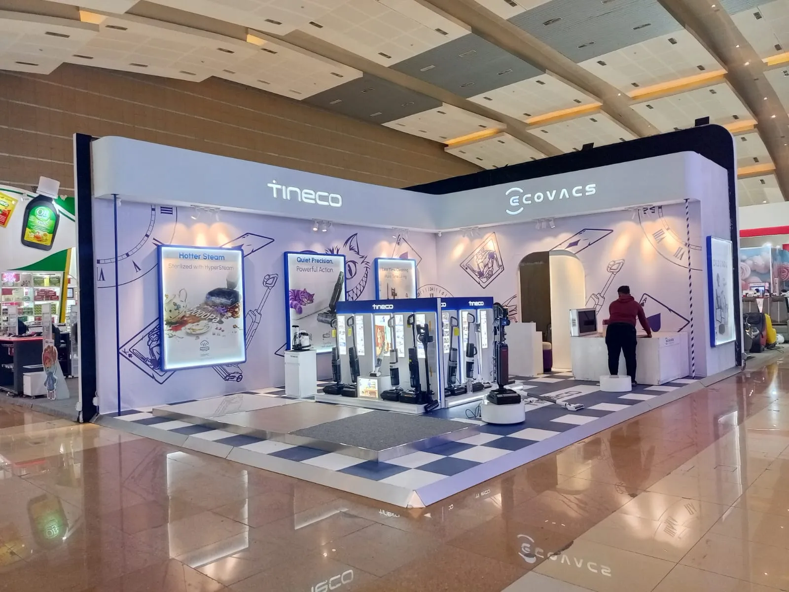 Booth Pameran Tineco dan Ecovacs PRJ Kemayoran Jakarta 2026