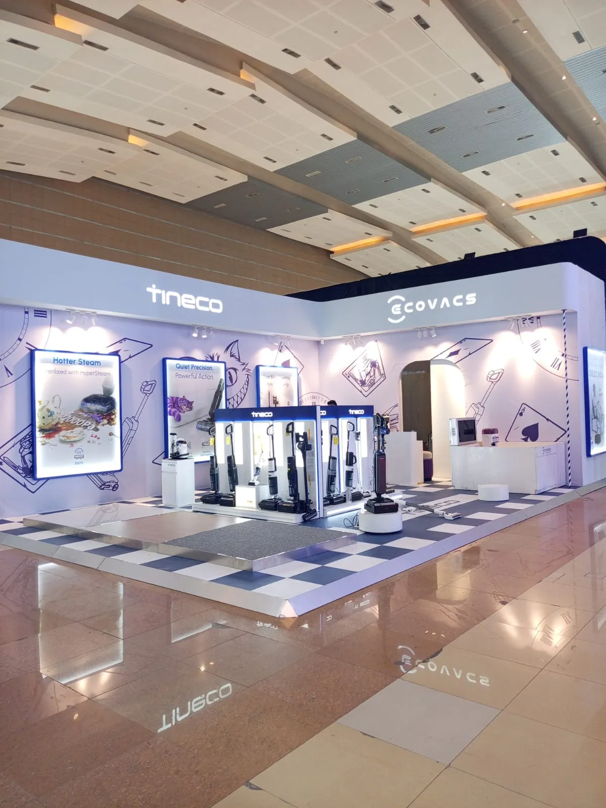 Produksi Booth Tineco dan Ecovacs Kemayoran