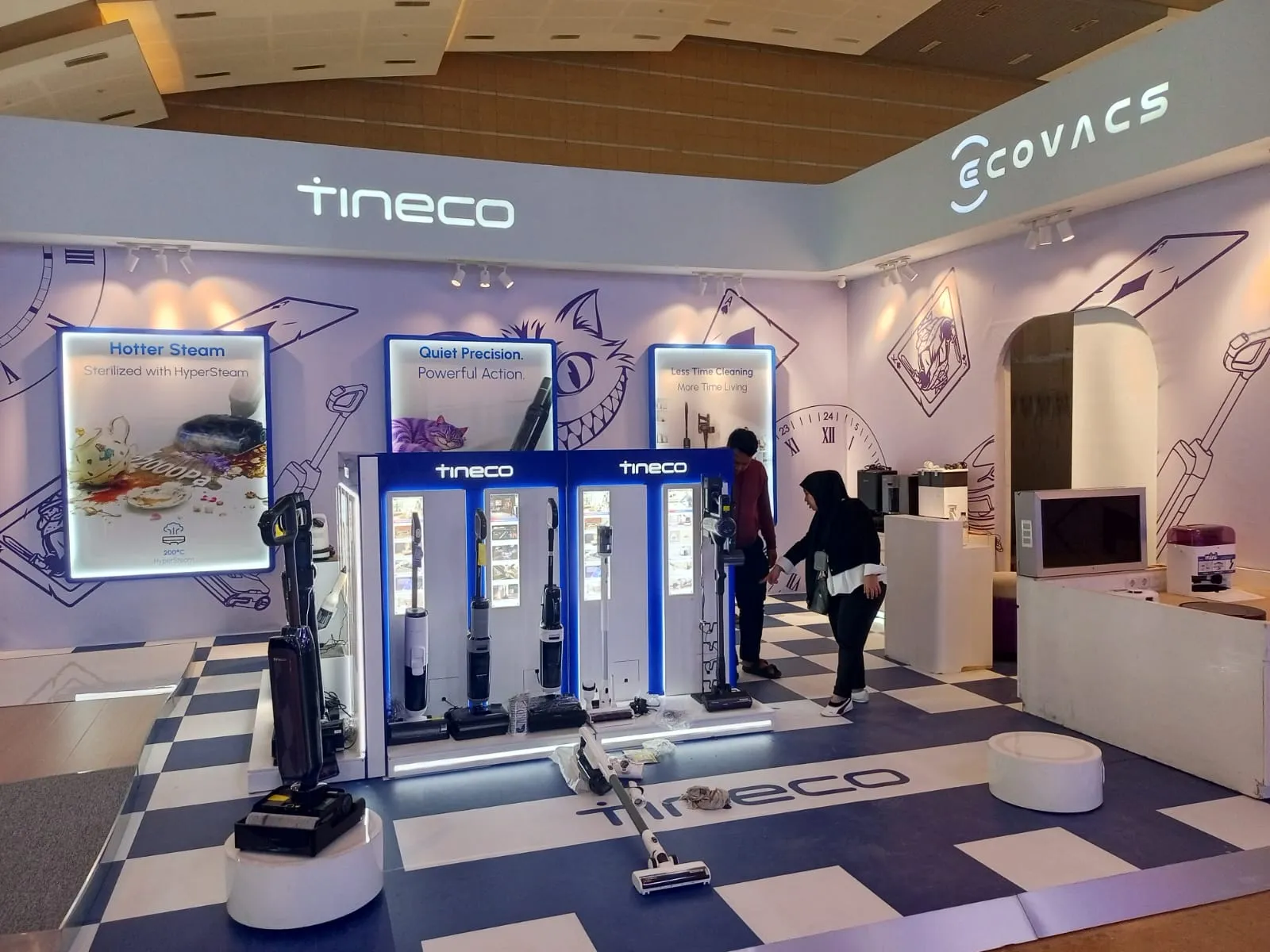 Booth Custom Tineco Ecovacs Jakarta