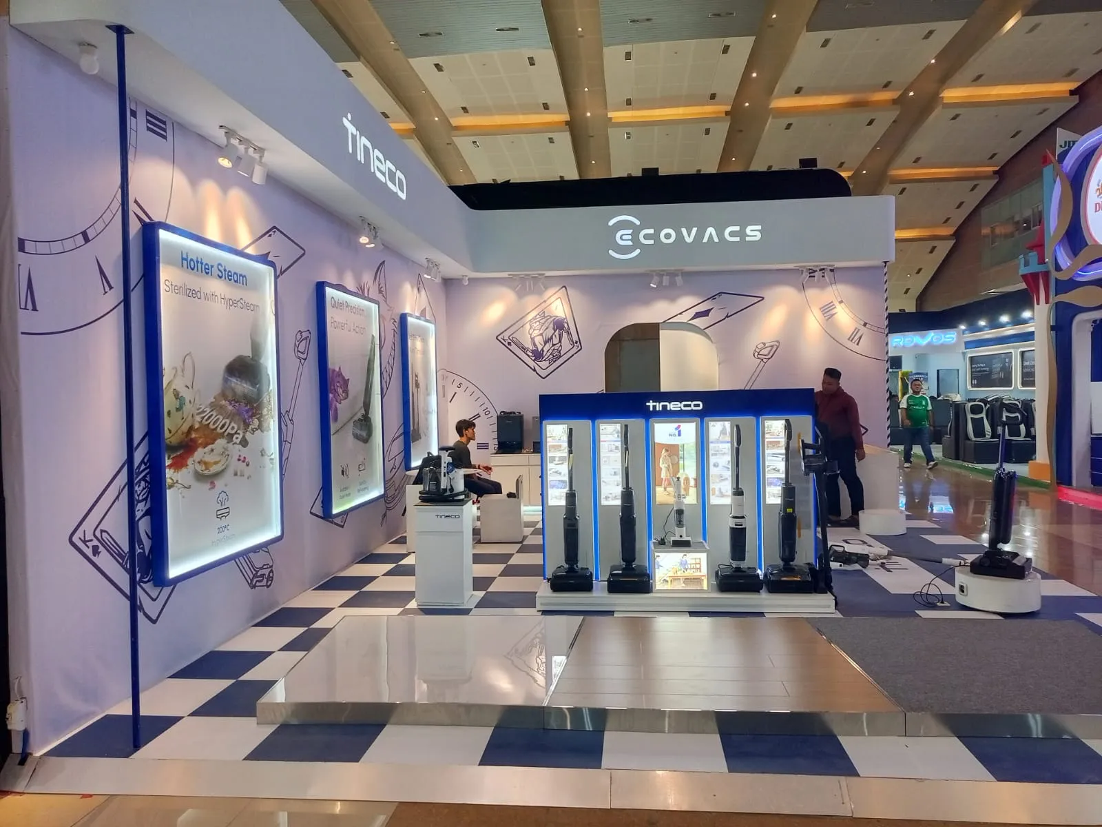 Booth Exhibition Tineco Ecovacs PRJ Kemayoran