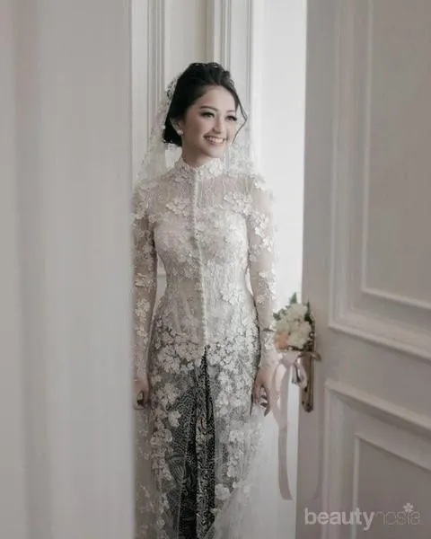 Baju pengantin elegan full body untuk wedding modern
