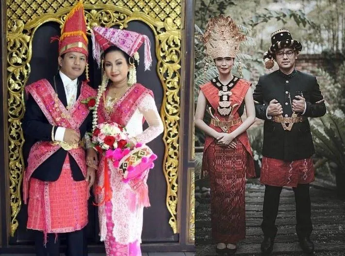 Baju pengantin premium dengan tampilan mewah dan berkelas