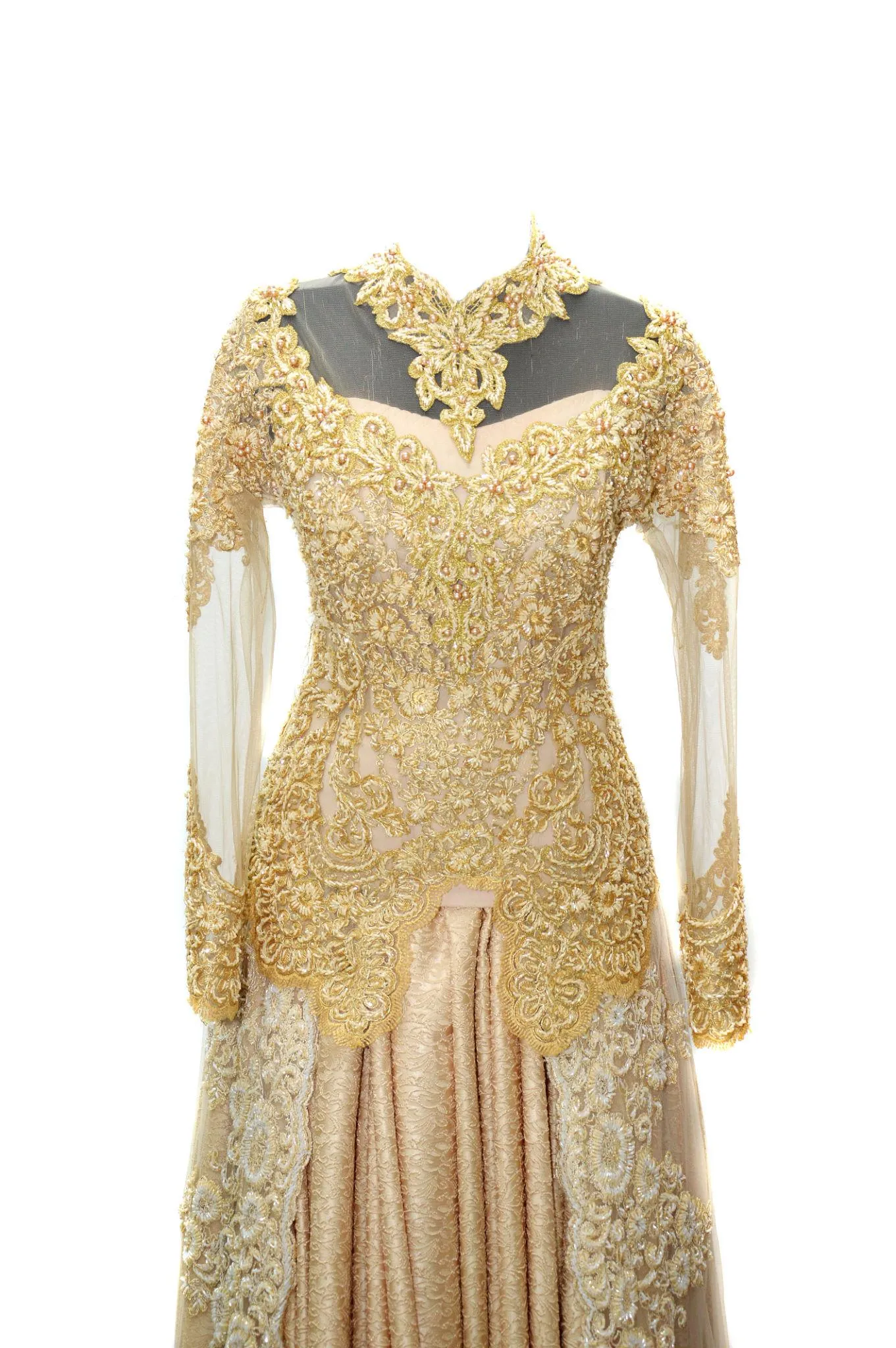 Inspirasi baju pengantin modern dengan potongan elegan